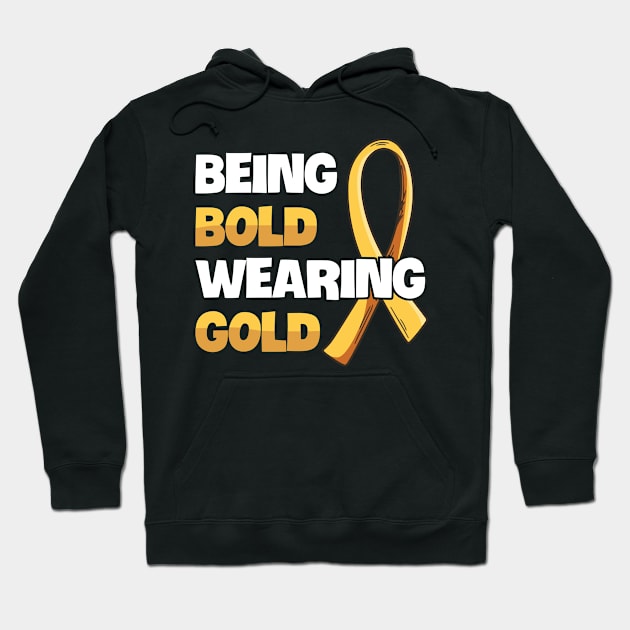 Childhood Cancer Spruch for a Cancer Warrior Hoodie by ErdnussbutterToast